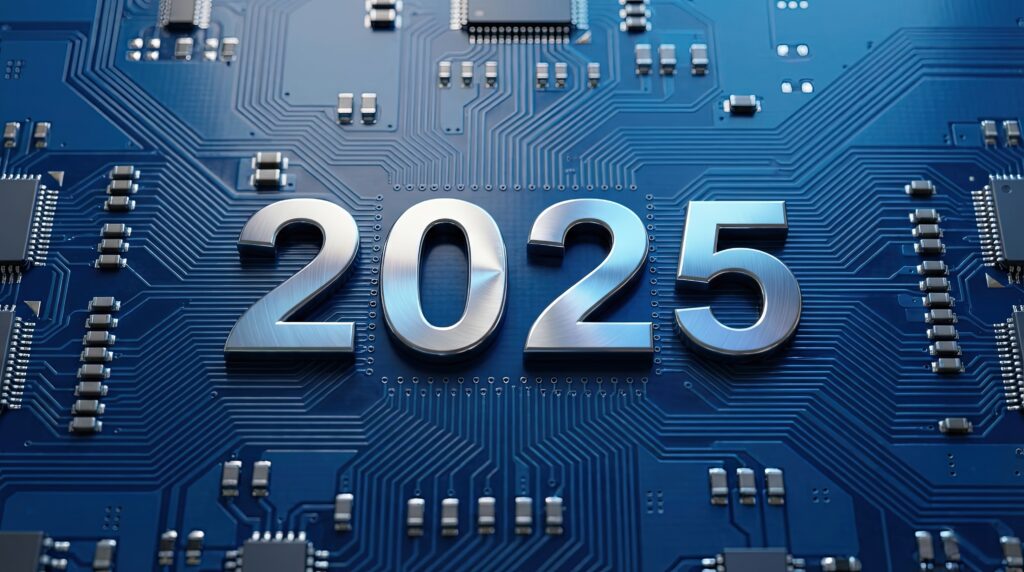 Digital Circuit Design with Bold 2025 Typography